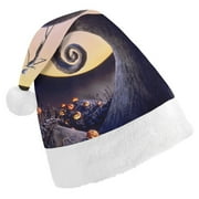 The Nightmare Before Christmas Christmas Hat for Adult And Kids Xmas Decor Ornaments Christmas New Year Festive Holiday Party Supplies Plush Santa Claus Hats